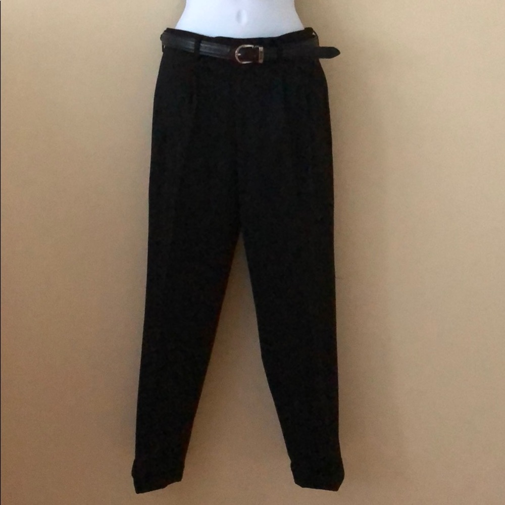Boys dress pants black